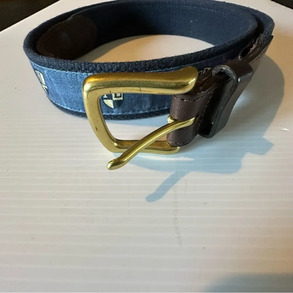 Vineyard vines by Shep and Ian blue belt size 40